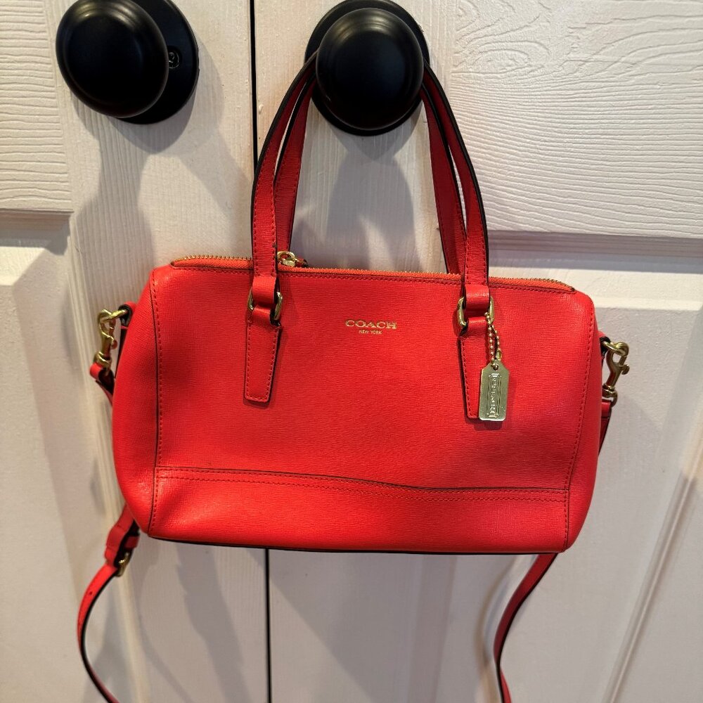 Coach bag red/orange